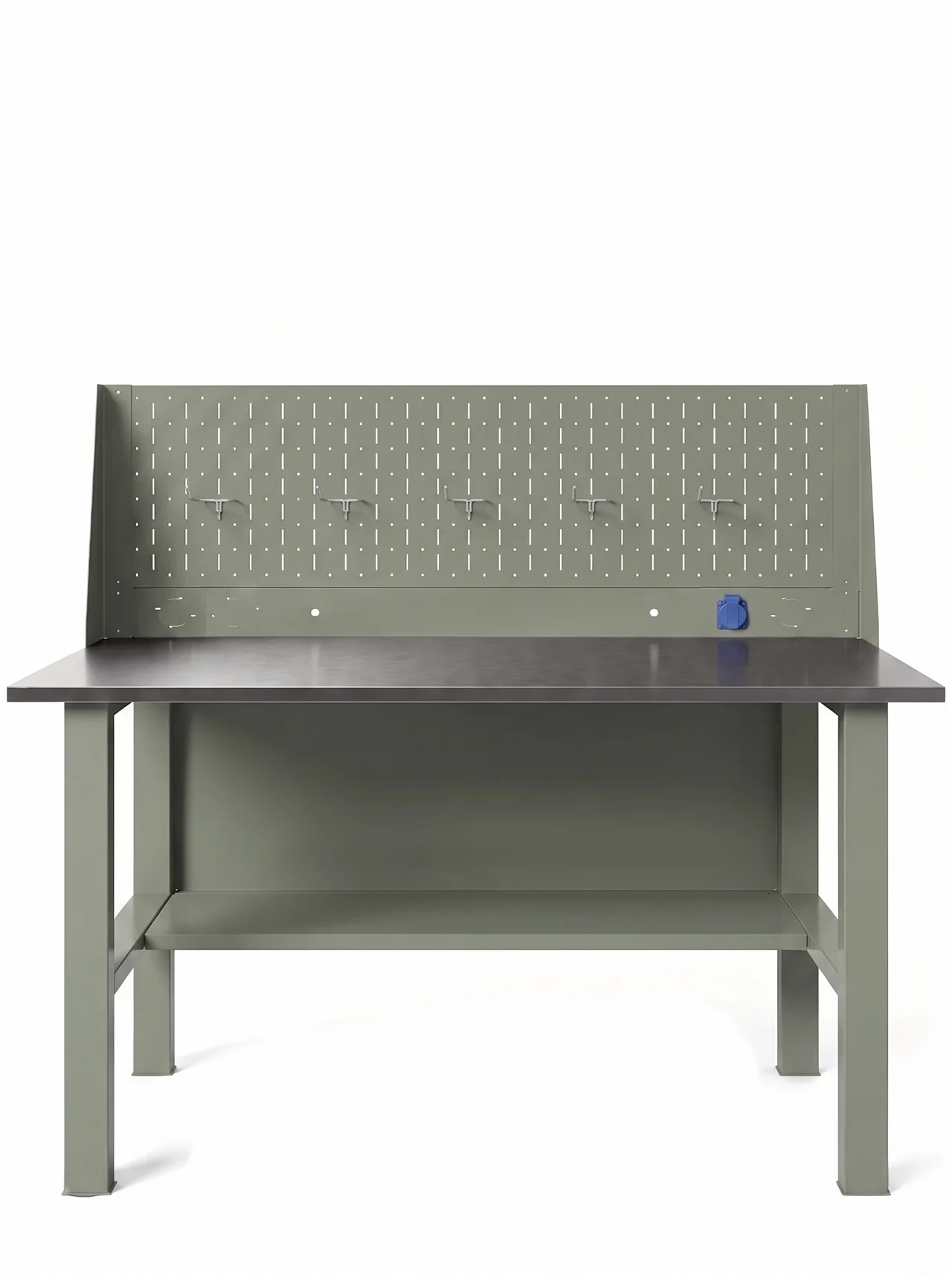 GREENBERG OLIVE Верстак с перфопанелью одинарной 1200мм VERSTAK_OLIVE_T0_P1_1200