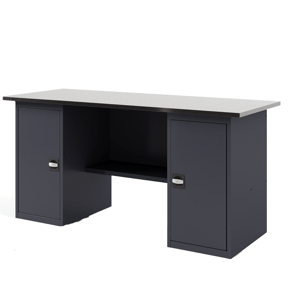 GREENBERG Верстак с двумя тумбами с дверцей 1800мм VERSTAK_Т2_1800