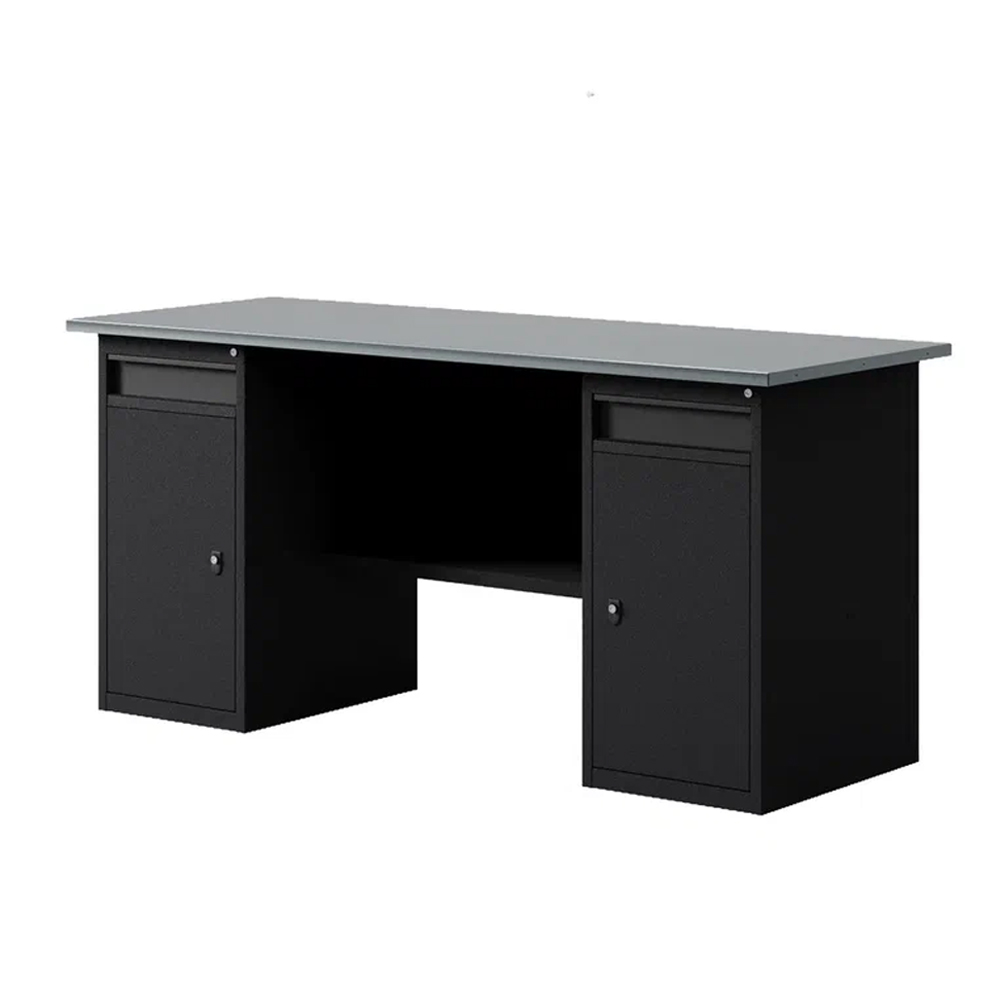 GREENBERG BLACK Верстак-стол с двумя тумбами/ящик 1800мм VERSTAK_BLACK_W2_1800