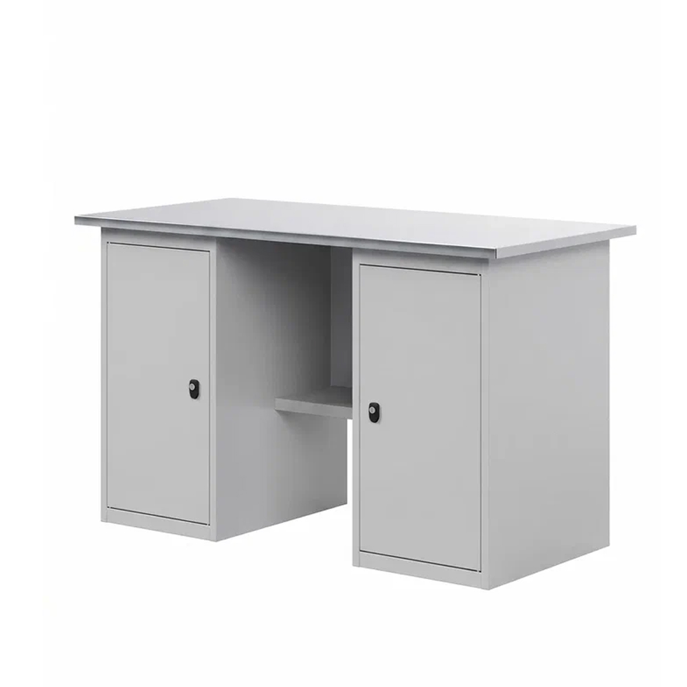 GREENBERG SILVER Верстак с двумя тумбами 1400мм VERSTAK_SILVER_Т2_1400