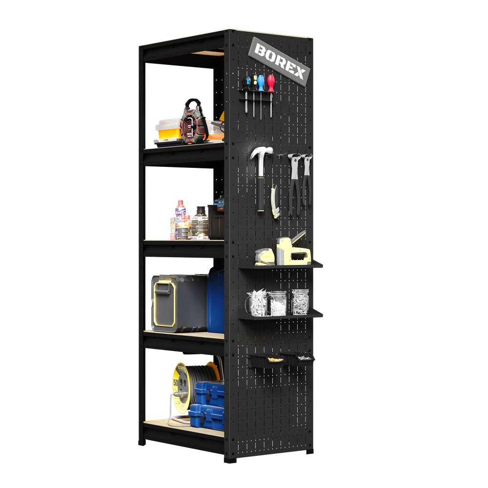 BOREX Стеллаж 750мм с перфопанелью BOREX_STELLAG_PERF-750