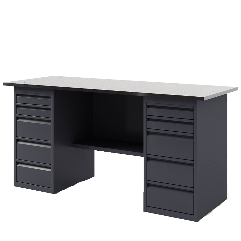 GREENBERG Верстак с двумя тумбами с ящиками 2000мм VERSTAK_Y2_2000