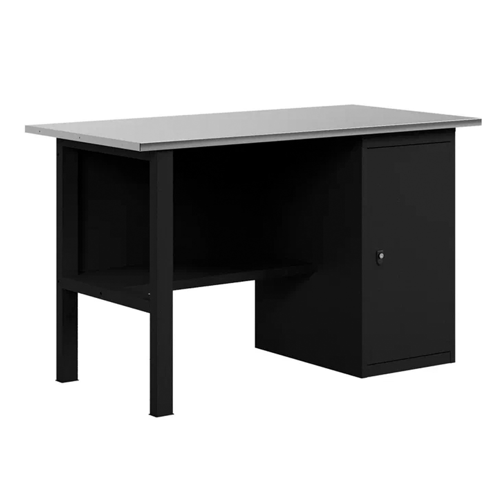 GREENBERG BLACK Верстак-стол с тумбой 1400мм VERSTAK_BLACK_Т1_1400