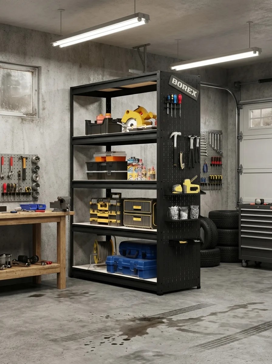 BOREX Стеллаж с перфопанелью BOREX_STELLAG_PERF