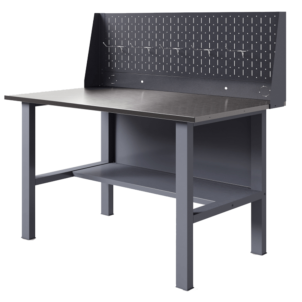 GREENBERG Верстак с перфопанелью одинарной 1200мм VERSTAK_T0_P1_1200