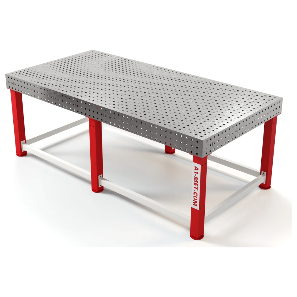 GREENBERG Стол сварочный 1200х2400 Красный