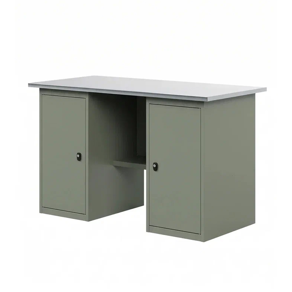 GREENBERG OLIVE Верстак с двумя тумбами 1400мм VERSTAK_OLIVE_Т2_1400
