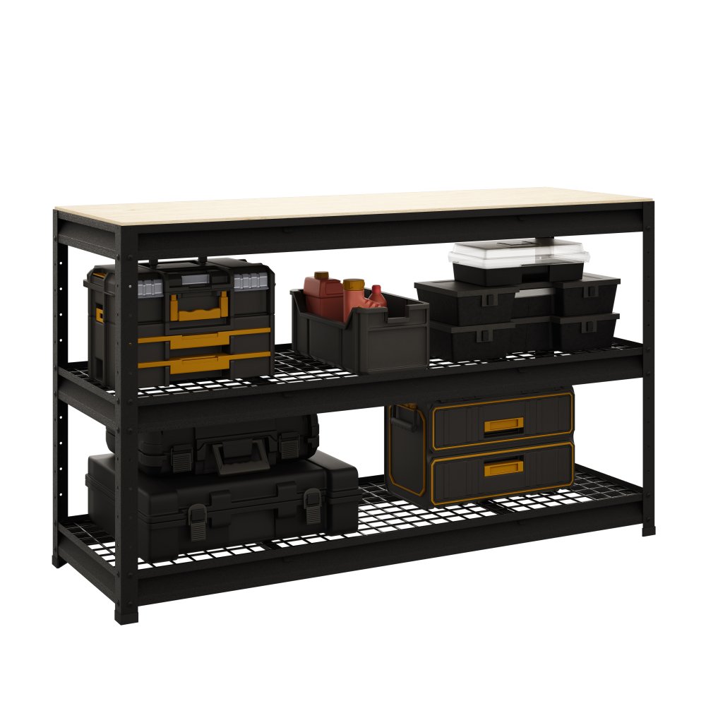 BOREX Верстак-стеллаж 1500х500х900 для гаража, для мастерской BOREX_VERSTAK_900