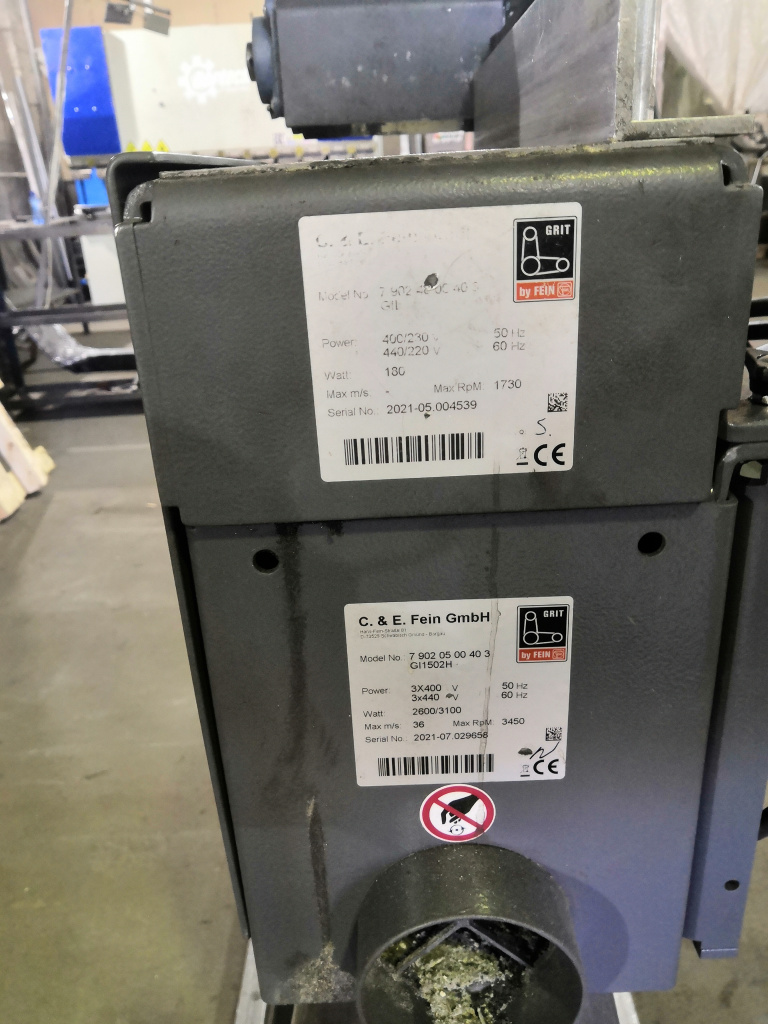 Станок GRIT GIL - наклейки с иноформацией