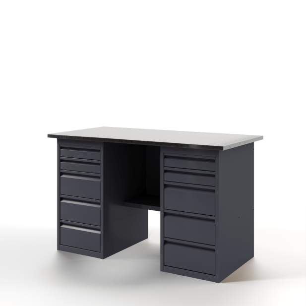 GREENBERG Верстак с двумя ящиками 1400мм VERSTAK_Y2_1400