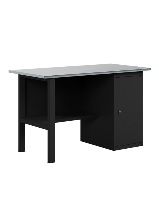 GREENBERG BLACK Верстак-стол с тумбой 1400мм VERSTAK_BLACK_Т1_1400