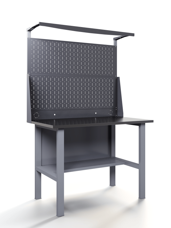 GREENBERG Верстак с перфопанелью двойной 1200мм VERSTAK_T0_P2_1200