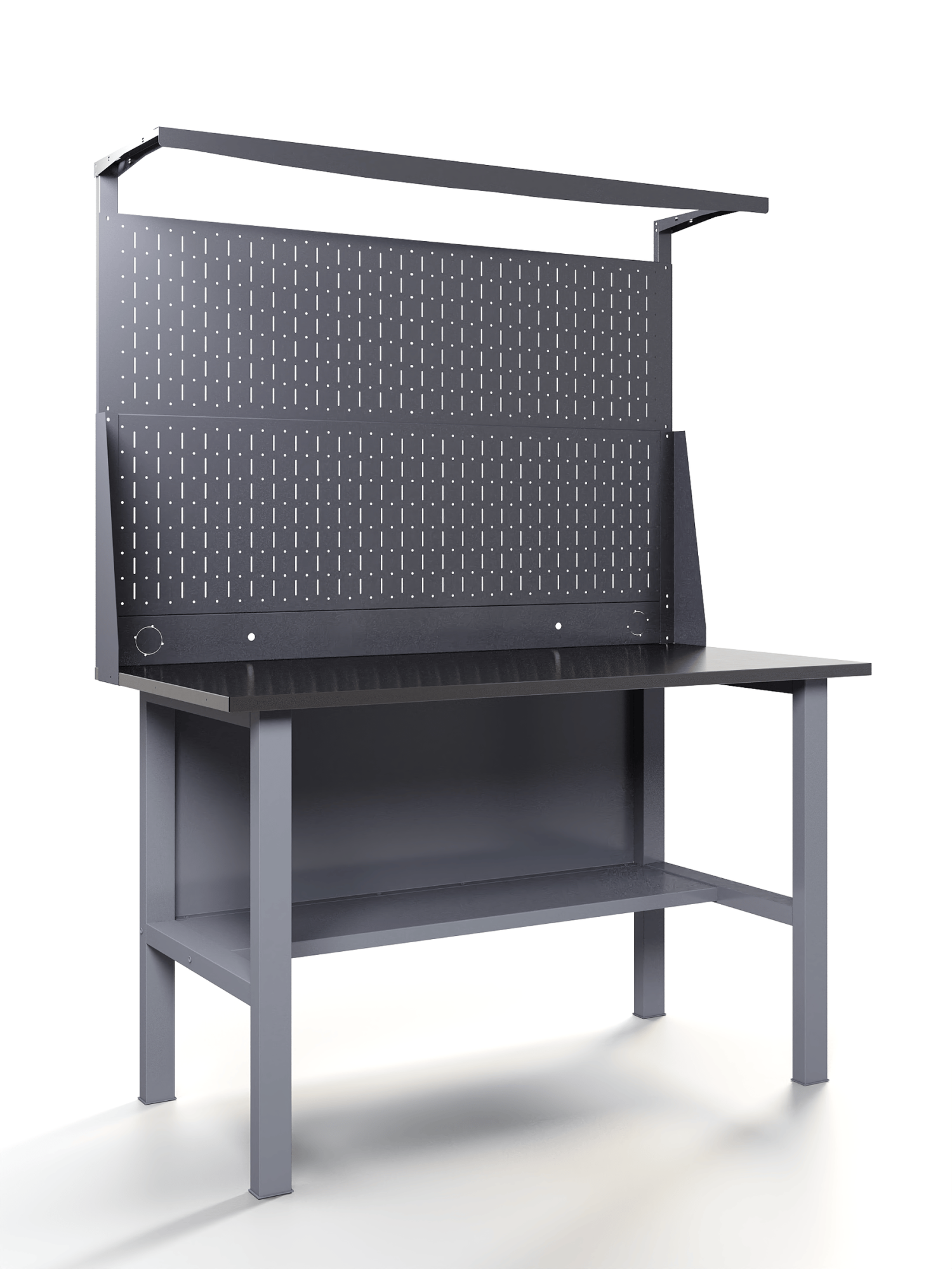 GREENBERG Верстак с перфопанелью двойной 1400мм VERSTAK_Т0_P2_1400