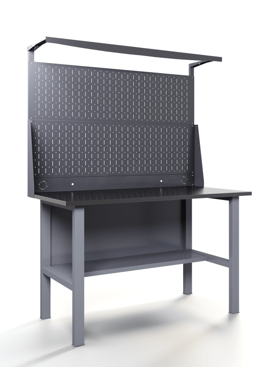 GREENBERG Верстак с перфопанелью двойной 1400мм VERSTAK_Т0_P2_1400 GREENBERG Верстак с перфопанелью двойной 1400мм VERSTAK_Т0_P2_1400