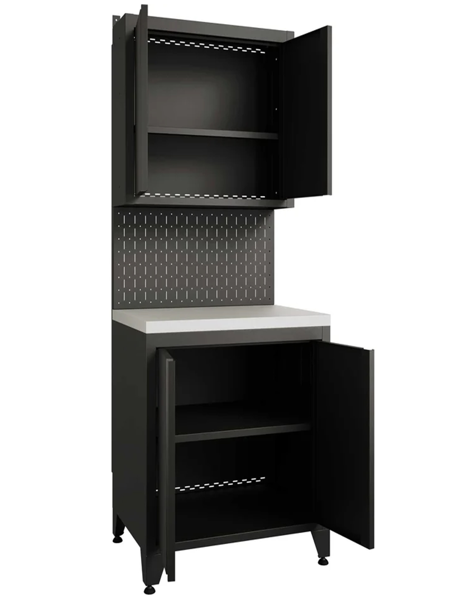 BOREX Тумба с дверцами + шкафчик с дверцами TD-P1-S2