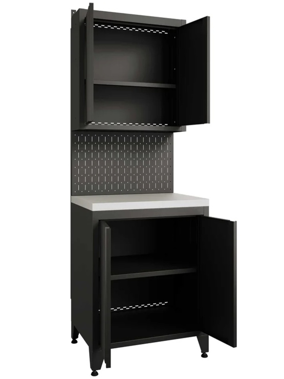 BOREX Тумба с дверцами + шкафчик с дверцами TD-P1-S2