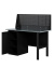 GREENBERG BLACK Верстак-стол с перфопанелью одинарной с тумбой 1400мм VERSTAK_BLACK_Т1_ P1_1400