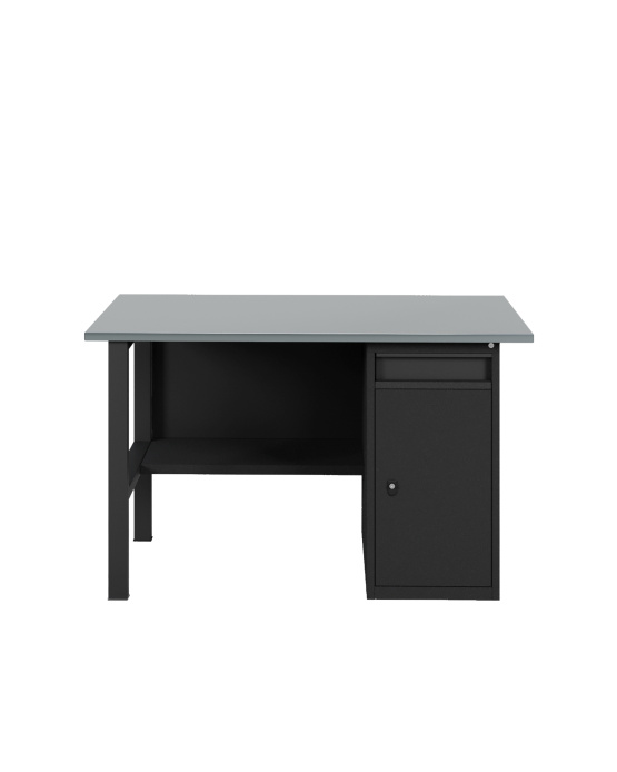 GREENBERG BLACK Верстак-стол с тумбой/ящик 1400мм VERSTAK_BLACK_W1_1400