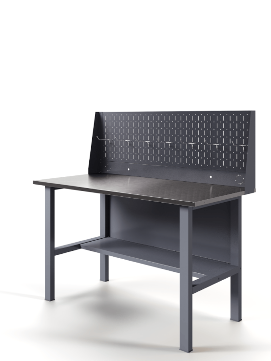 GREENBERG Верстак с перфопанелью одинарной 1400мм VERSTAK_Т0_P1_1400