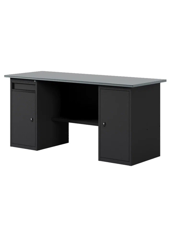 GREENBERG BLACK Верстак-стол с тумбой с дверцей и тумбой/ящик 2000мм VERSTAK_BLACK_WT_2000