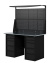 GREENBERG BLACK Верстак-стол с перфопанелью двойной с двумя ящиками 1400мм VERSTAK_BLACK_Y2_Р2_1400