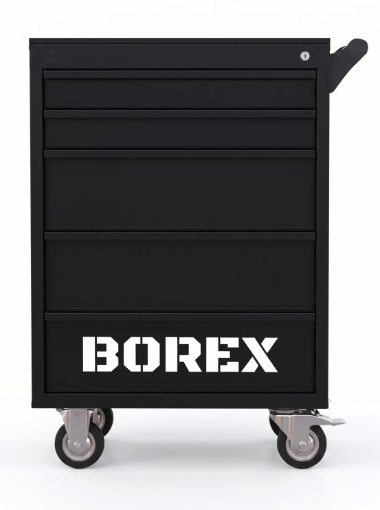 GREENBERG BLACK Тележка инструментальная с ящиками TELEGKA_BLACK_Y