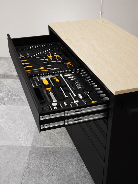 BOREX Верстак с ящиками на колёсах BOREX_VERSTAK_KOLESA