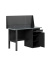 GREENBERG BLACK Верстак-стол с перфопанелью одинарной с тумбой/ящик 1200мм VERSTAK_BLACK_W1_P1_1200