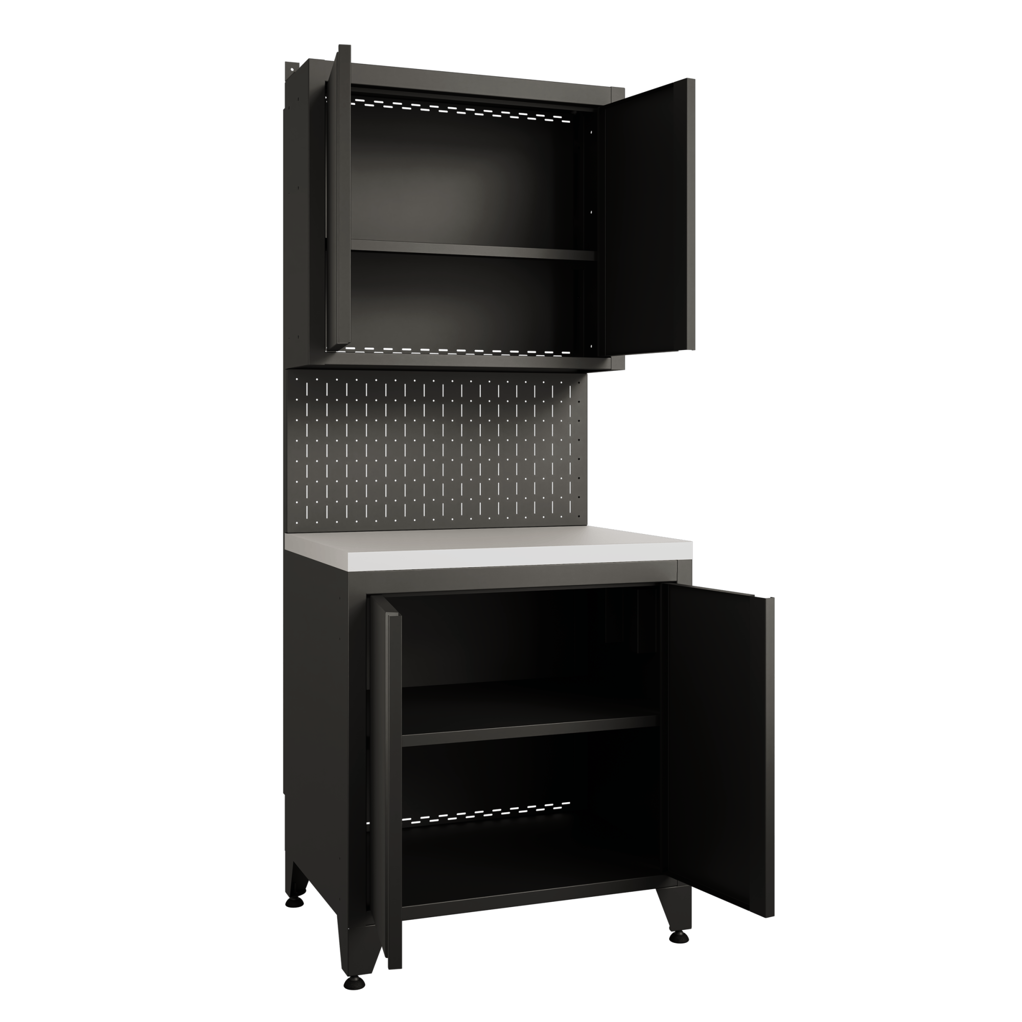 BOREX Тумба с дверцами + шкафчик с дверцами TD-P1-S2