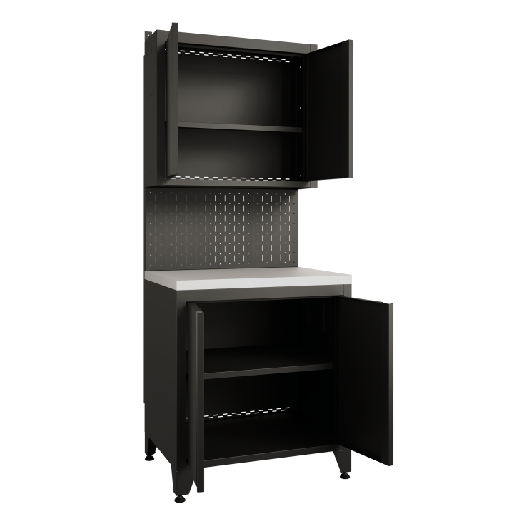 BOREX Тумба с дверцами + шкафчик с дверцами TD-P1-S2