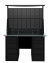 GREENBERG BLACK Верстак-стол с перфопанелью двойной с двумя ящиками 1400мм VERSTAK_BLACK_Y2_Р2_1400