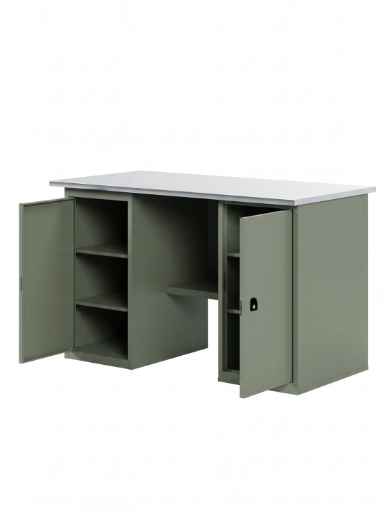 GREENBERG OLIVE Верстак с двумя тумбами 1400мм VERSTAK_OLIVE_Т2_1400