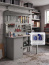 GREENBERG SILVER Верстак с перфопанелью двойной с тумбой 1200мм VERSTAK_SILVER_Т1_P2_1200