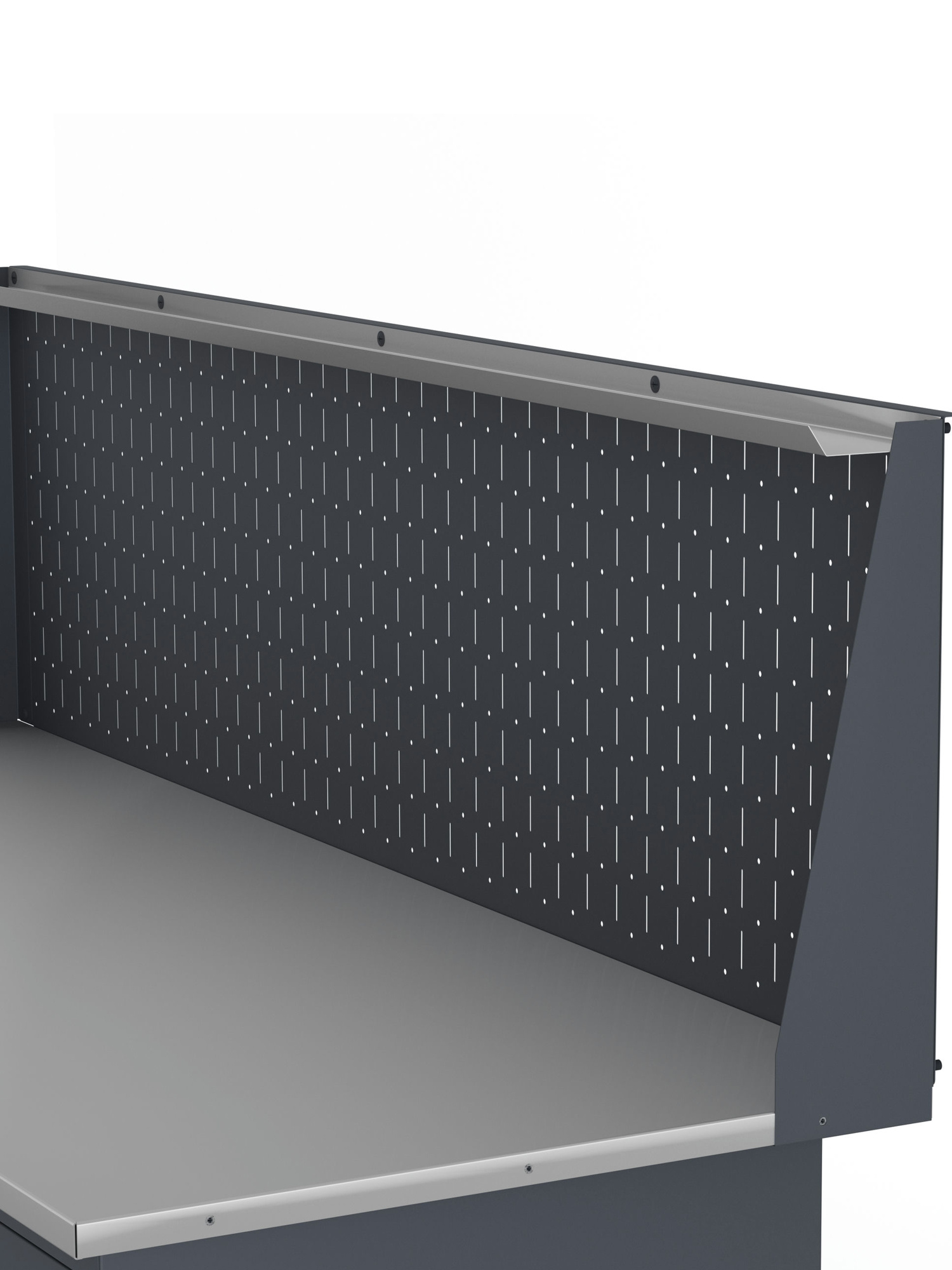 GREENBERG Верстак с двумя тумбами с ящиками с перфопанелью 1600мм VERSTAK_Y2_P_1600