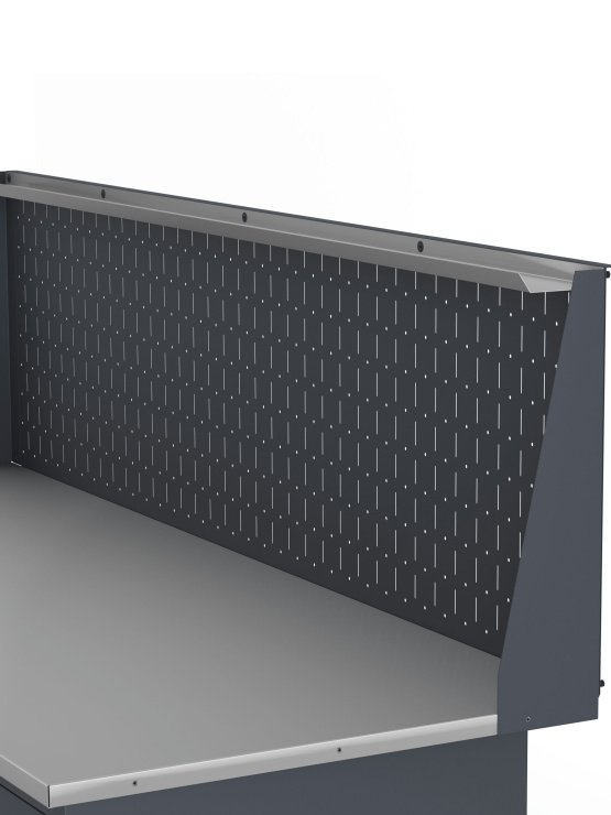 GREENBERG Верстак с двумя тумбами с ящиками с перфопанелью 1600мм VERSTAK_Y2_P_1600