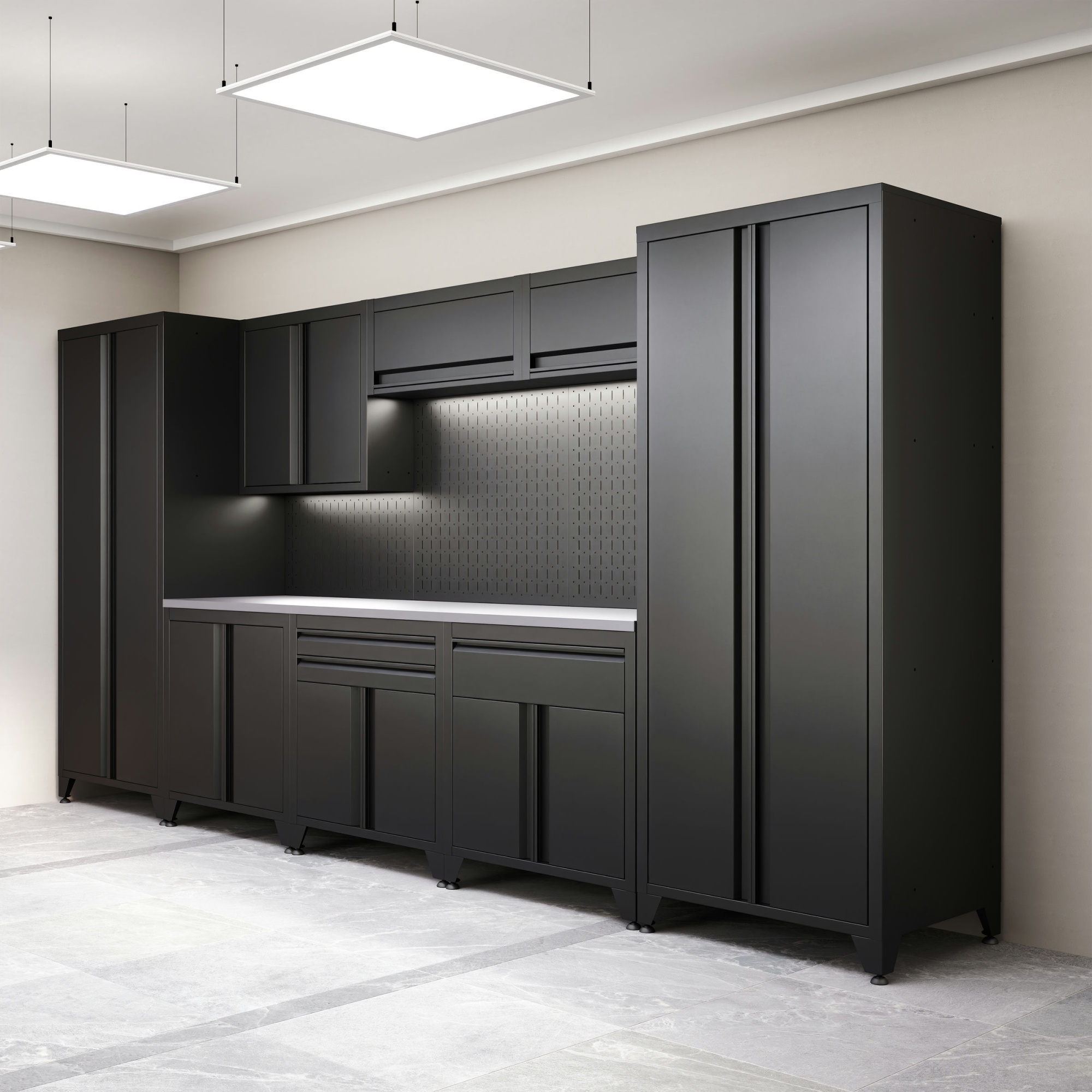 BOREX Тумба с дверцами + шкафчик с подъёмной дверью TD-P2-S1