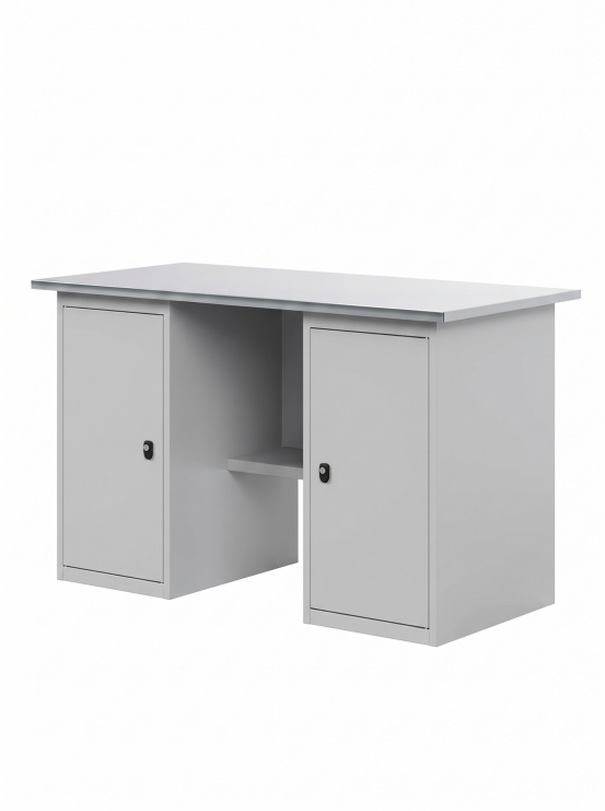GREENBERG SILVER Верстак с двумя тумбами 1400мм VERSTAK_SILVER_Т2_1400