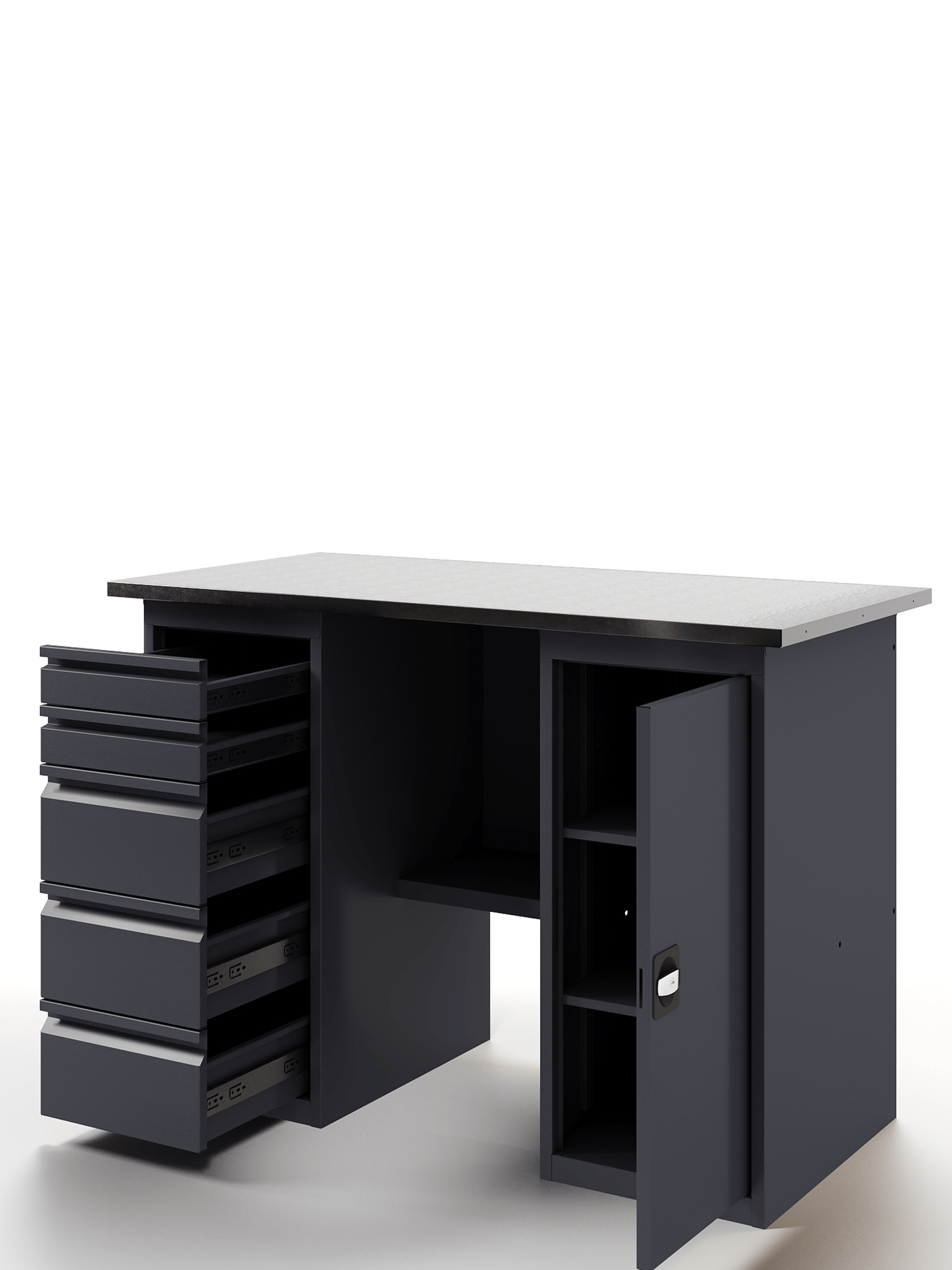 GREENBERG Верстак с тумбой и ящиками 1400мм VERSTAK_ТY_1400