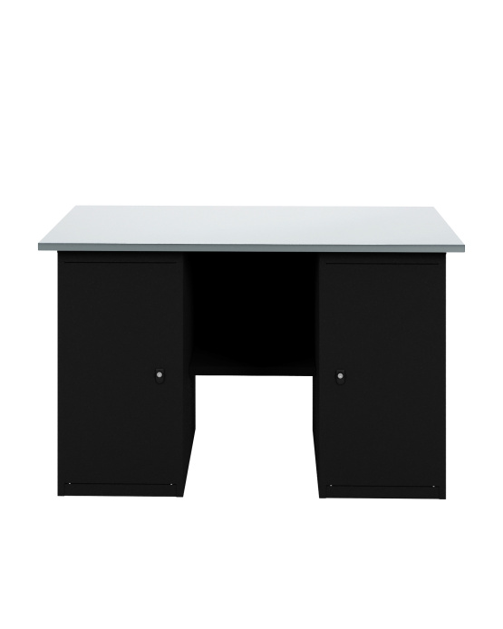 GREENBERG BLACK Верстак-стол с двумя тумбами 1400мм VERSTAK_BLACK_Т2_1400