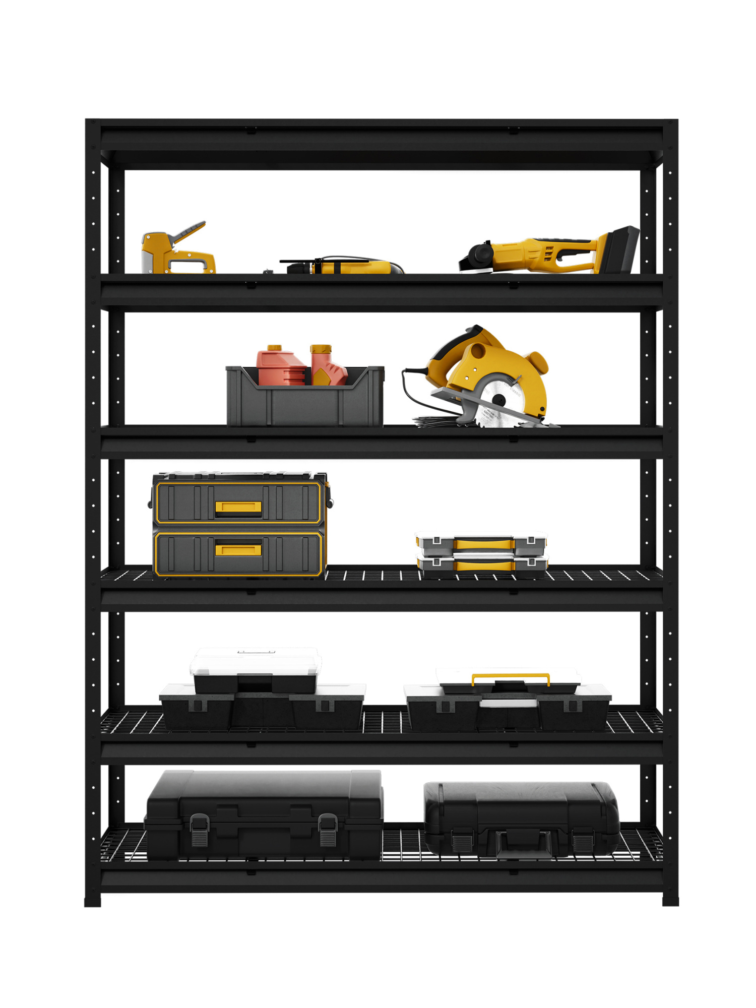 BOREX Стеллаж 6 полок Сетка BOREX_STELLAG-6