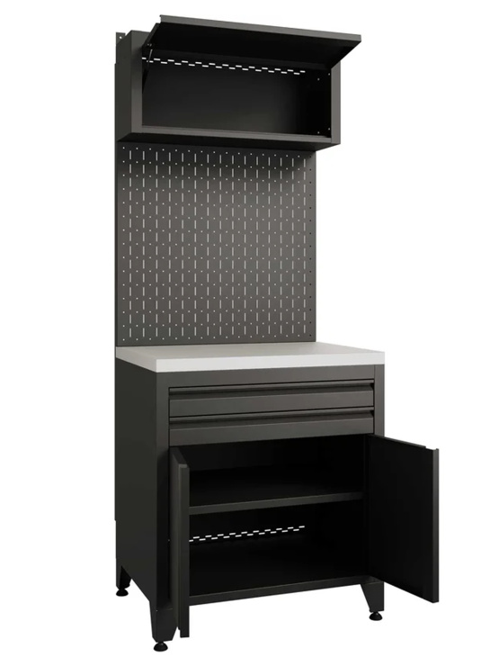 BOREX Тумба с дверцами и двумя ящиками + шкафчик с подъёмной дверью TY2-P2-S1