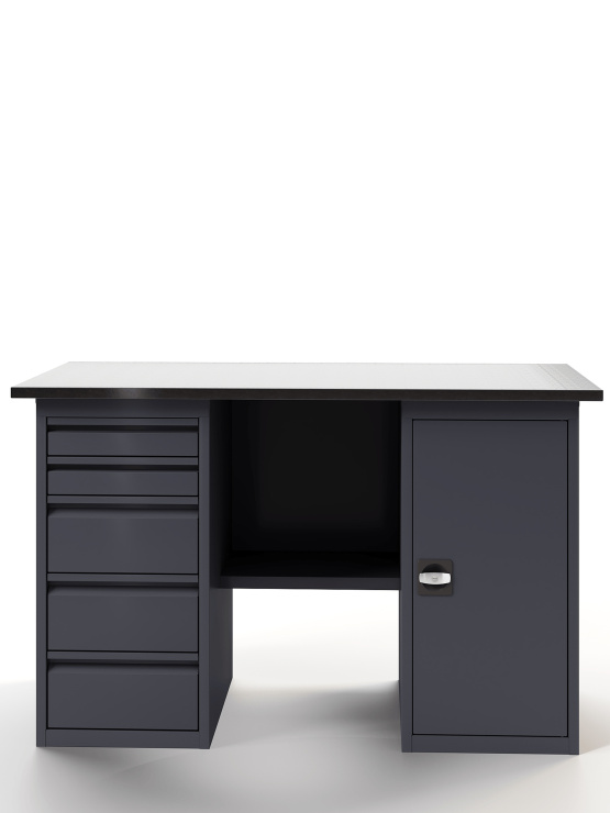GREENBERG Верстак с тумбой с ящиками и тумбой с дверцей 1600мм VERSTAK_ТY_1600