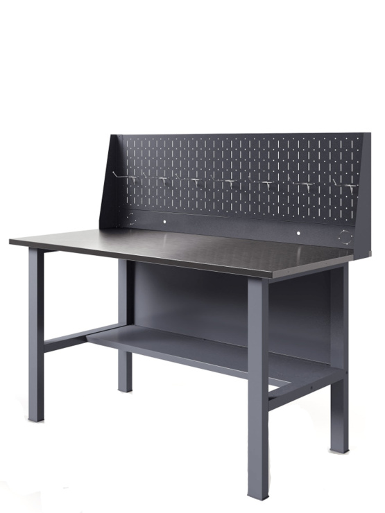 GREENBERG Верстак с перфопанелью одинарной 1400мм VERSTAK_Т0_P1_1400