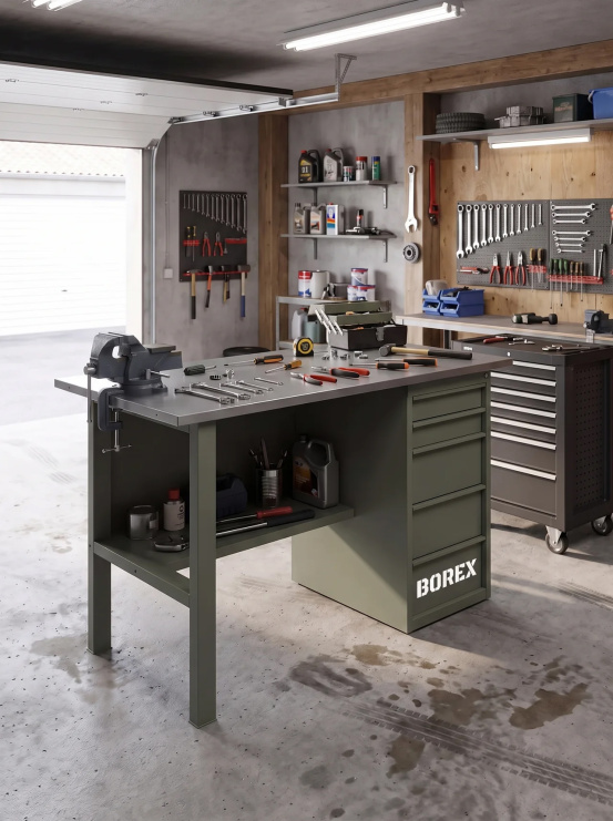 GREENBERG OLIVE Верстак с ящиками 1200мм VERSTAK_OLIVE_Y1_1200