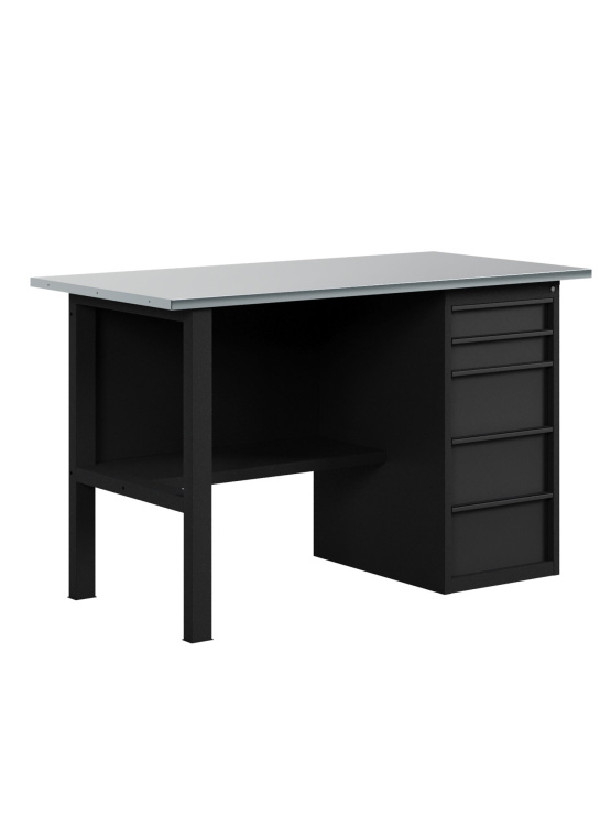 GREENBERG BLACK Верстак-стол с ящиками 1400мм VERSTAK_BLACK_Y1_1400