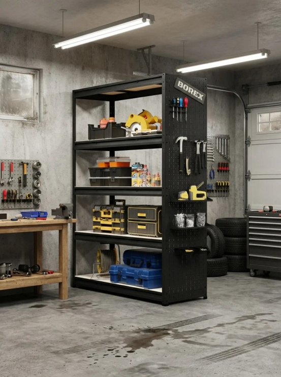 BOREX Стеллаж с перфопанелью BOREX_STELLAG_PERF