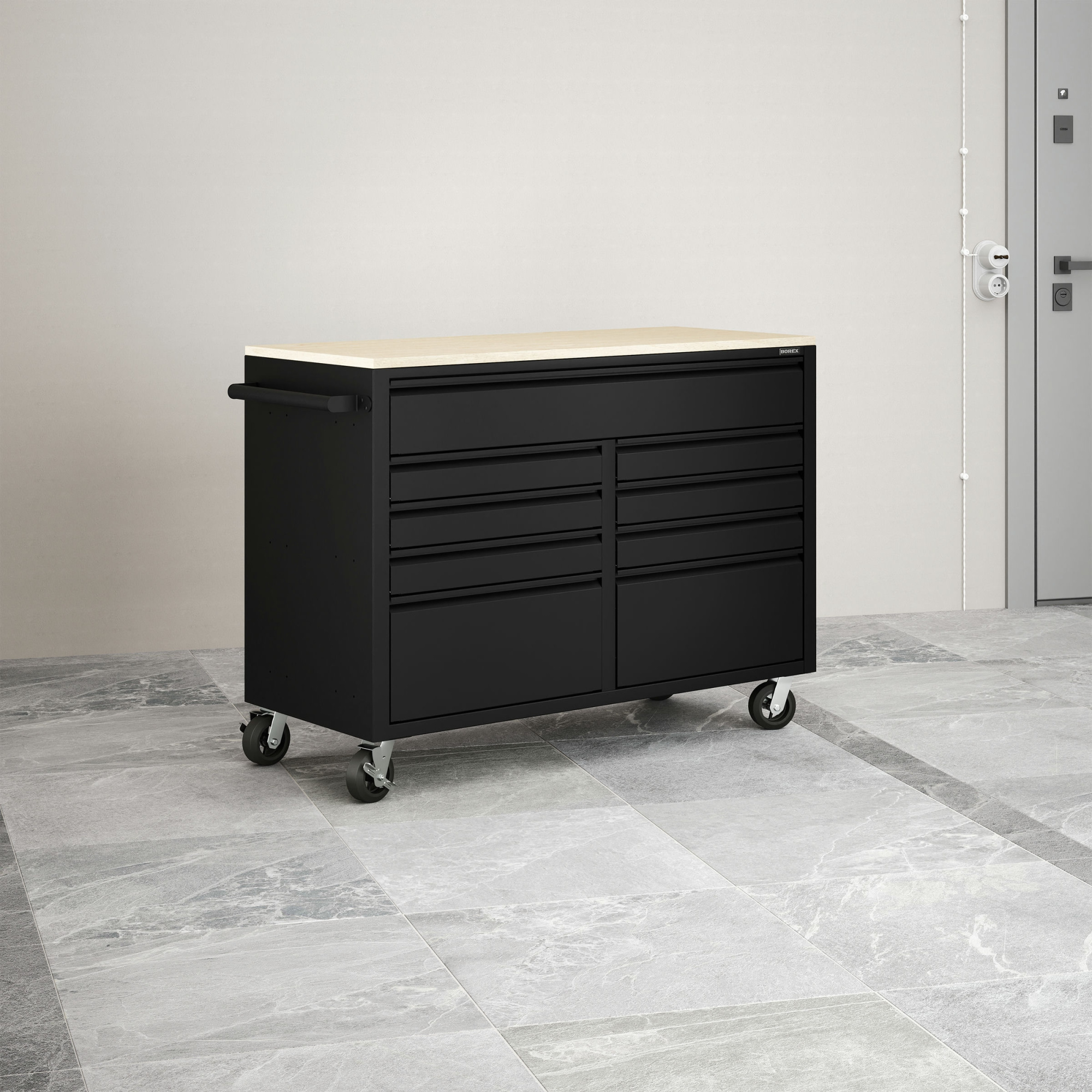 BOREX Верстак с ящиками на колёсах BOREX_VERSTAK_KOLESA