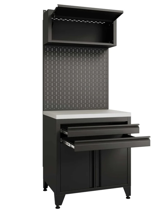 BOREX Тумба с дверцами и двумя ящиками + шкафчик с подъёмной дверью TY2-P2-S1