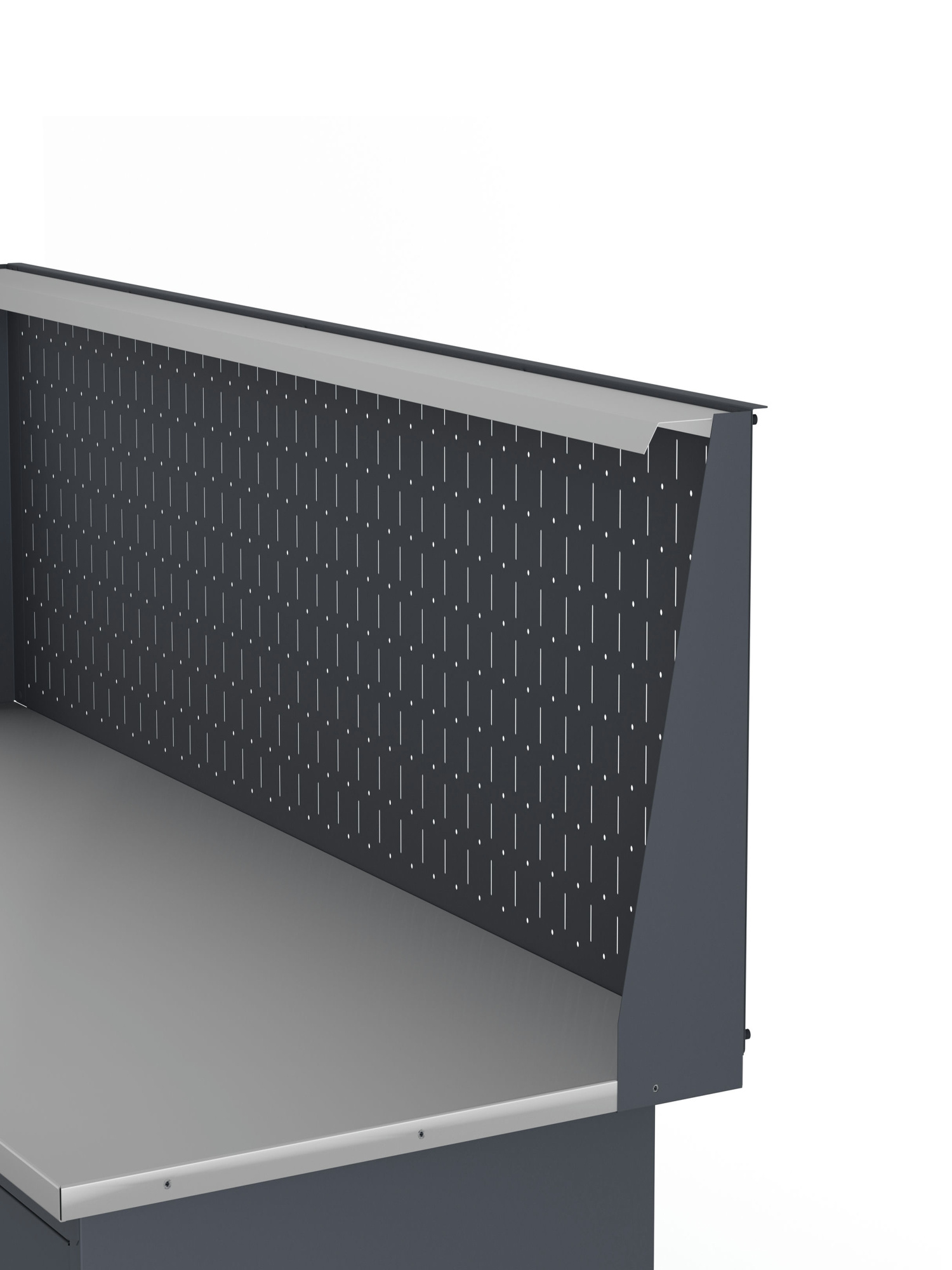 GREENBERG Верстак с двумя тумбами с дверцей с перфопанелью 1600мм VERSTAK_Т2_P_1600