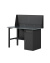 GREENBERG BLACK Верстак-стол с перфопанелью одинарной с тумбой/ящик 1200мм VERSTAK_BLACK_W1_P1_1200